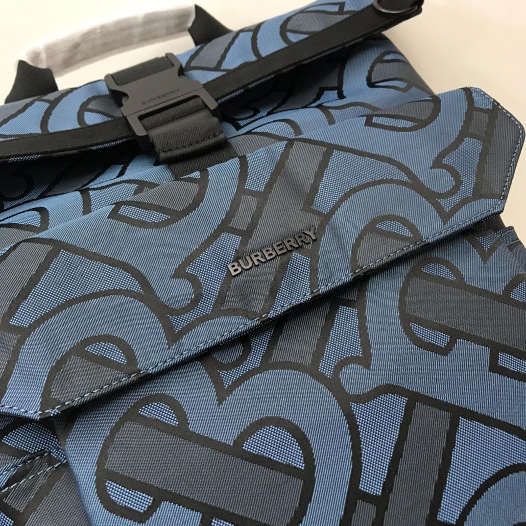 Burberry Orville Monogram-jacquard Backpack (36 x 19x 58cm) - FashionPlug