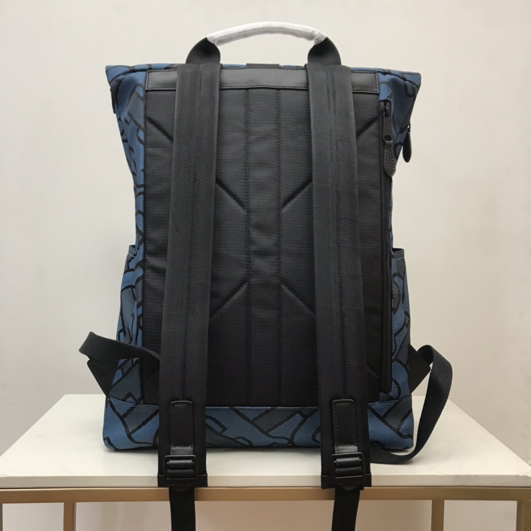 Burberry Orville Monogram-jacquard Backpack (36 x 19x 58cm) - FashionPlug