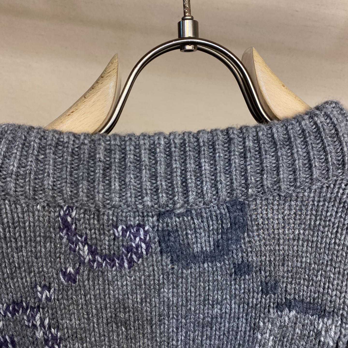 Gucci Wool Cardigan With GG Intarsia - FashionPlug