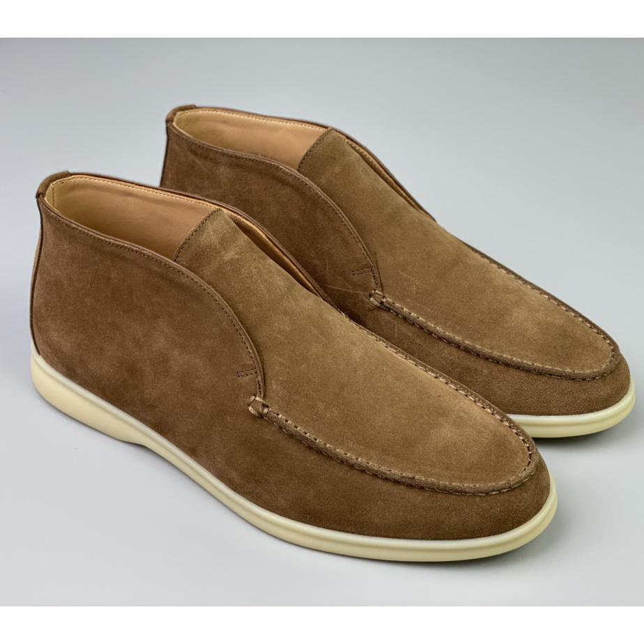 Loro Piana White Sole Summer Walk Loafers - FashionPlug