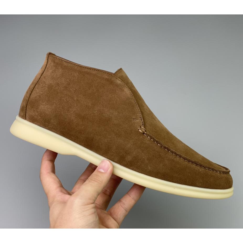 Loro Piana White Sole Summer Walk Loafers - FashionPlug