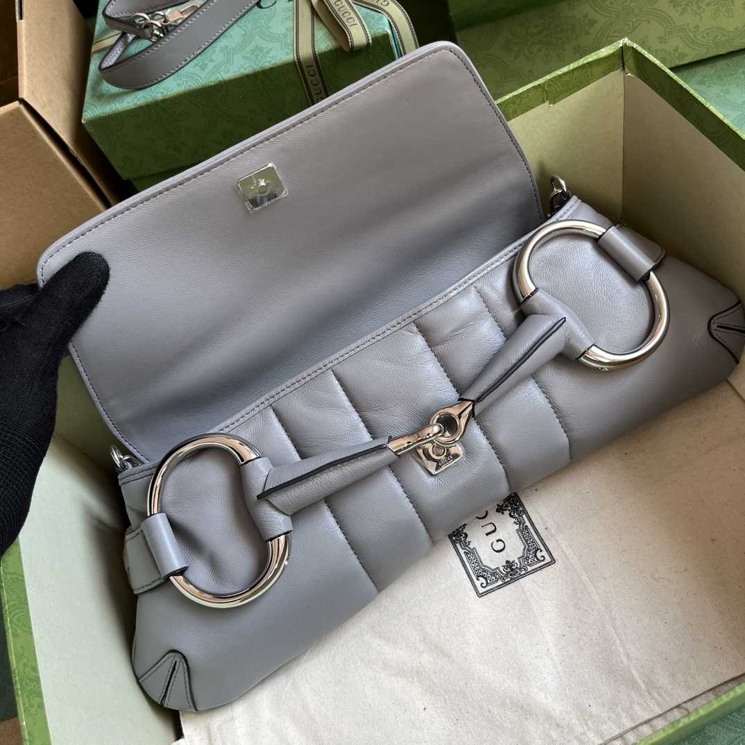 Gucci Horsebit Chain Medium Shoulder Bag (38x 15x 16cm) - FashionPlug