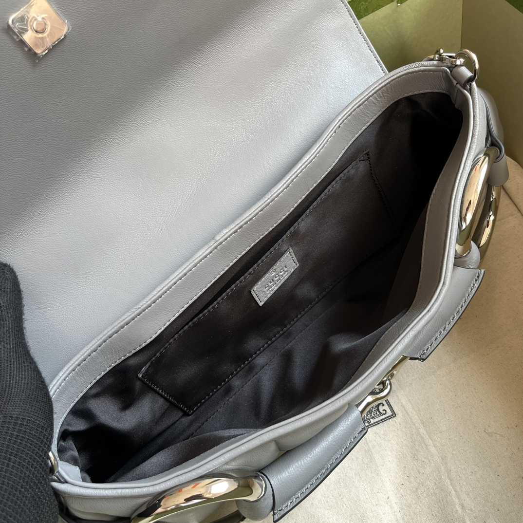Gucci Horsebit Chain Medium Shoulder Bag (38x 15x 16cm) - FashionPlug