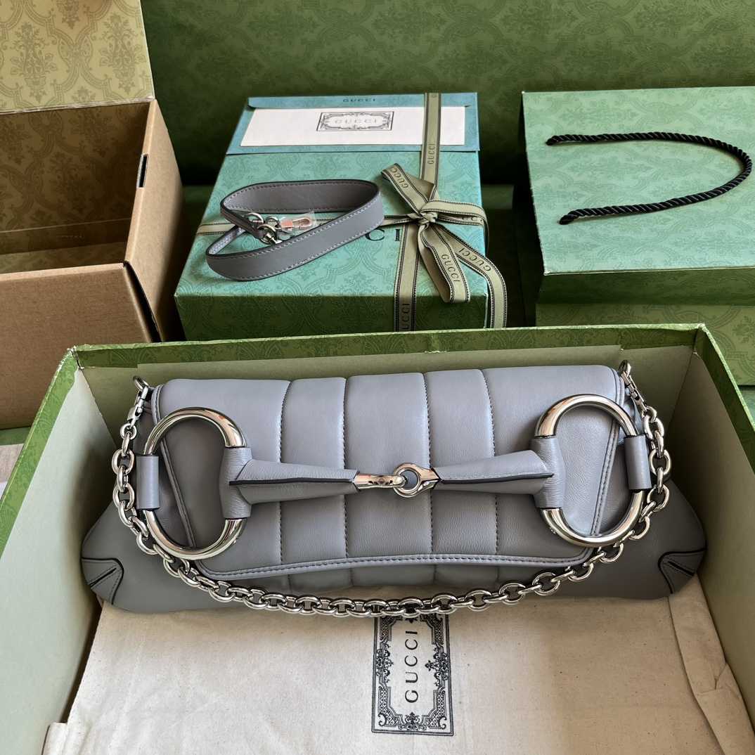Gucci Horsebit Chain Medium Shoulder Bag (38x 15x 16cm) - FashionPlug
