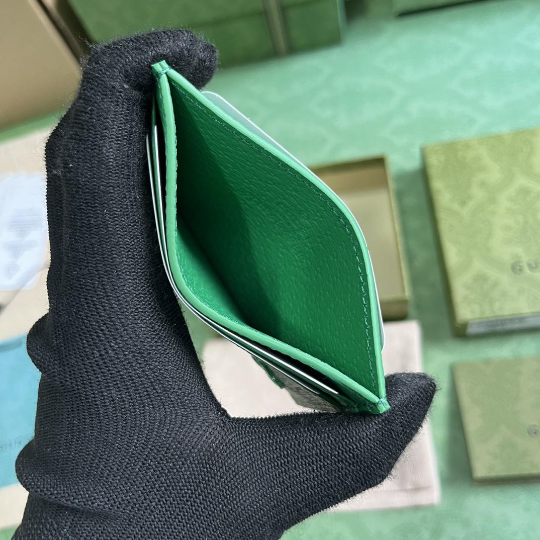 Gucci Card Case With GG Detail - FashionPlug