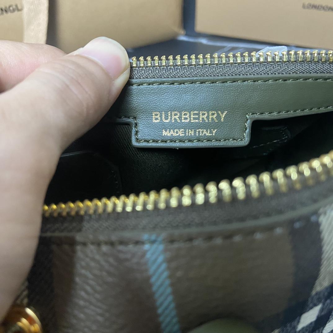 Burberry Check Mini Bowling Bag - FashionPlug