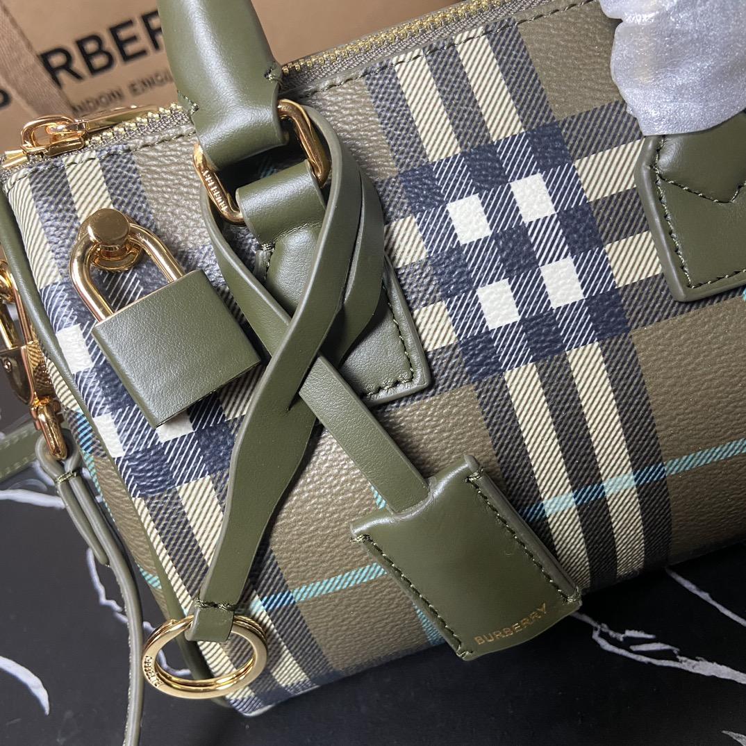 Burberry Check Mini Bowling Bag - FashionPlug
