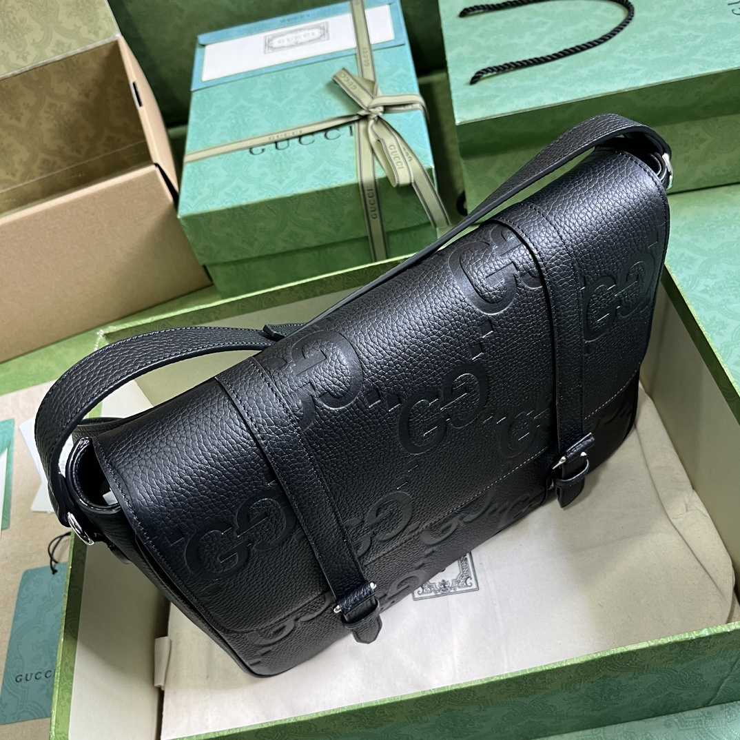 Gucci Jumbo GG Medium Messenger Bag (31x 24.5x 6cm) - FashionPlug