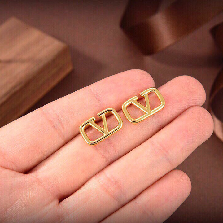 Valenti VLogo Signature Metal Earrings - FashionPlug