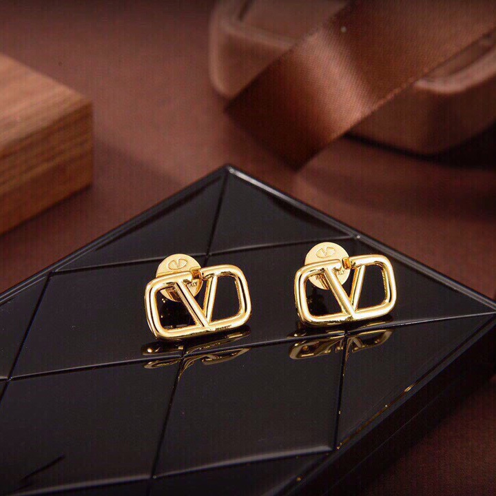 Valenti VLogo Signature Metal Earrings - FashionPlug