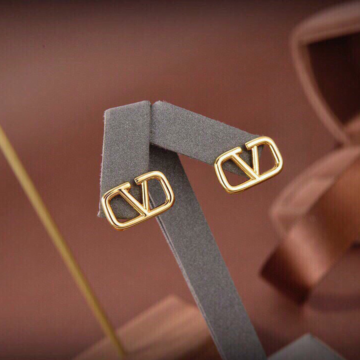 Valenti VLogo Signature Metal Earrings - FashionPlug