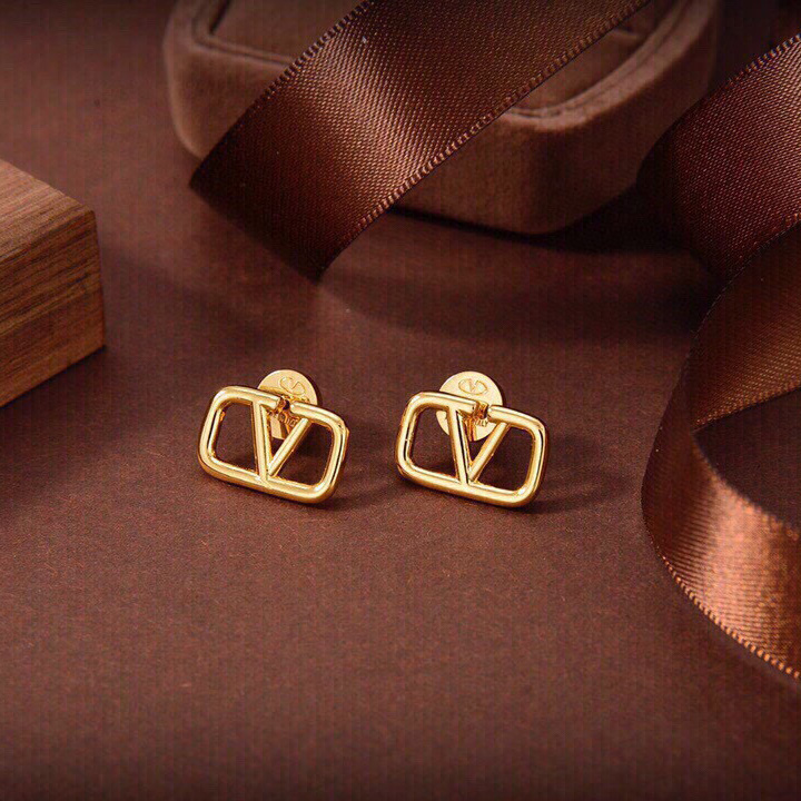 Valenti VLogo Signature Metal Earrings - FashionPlug