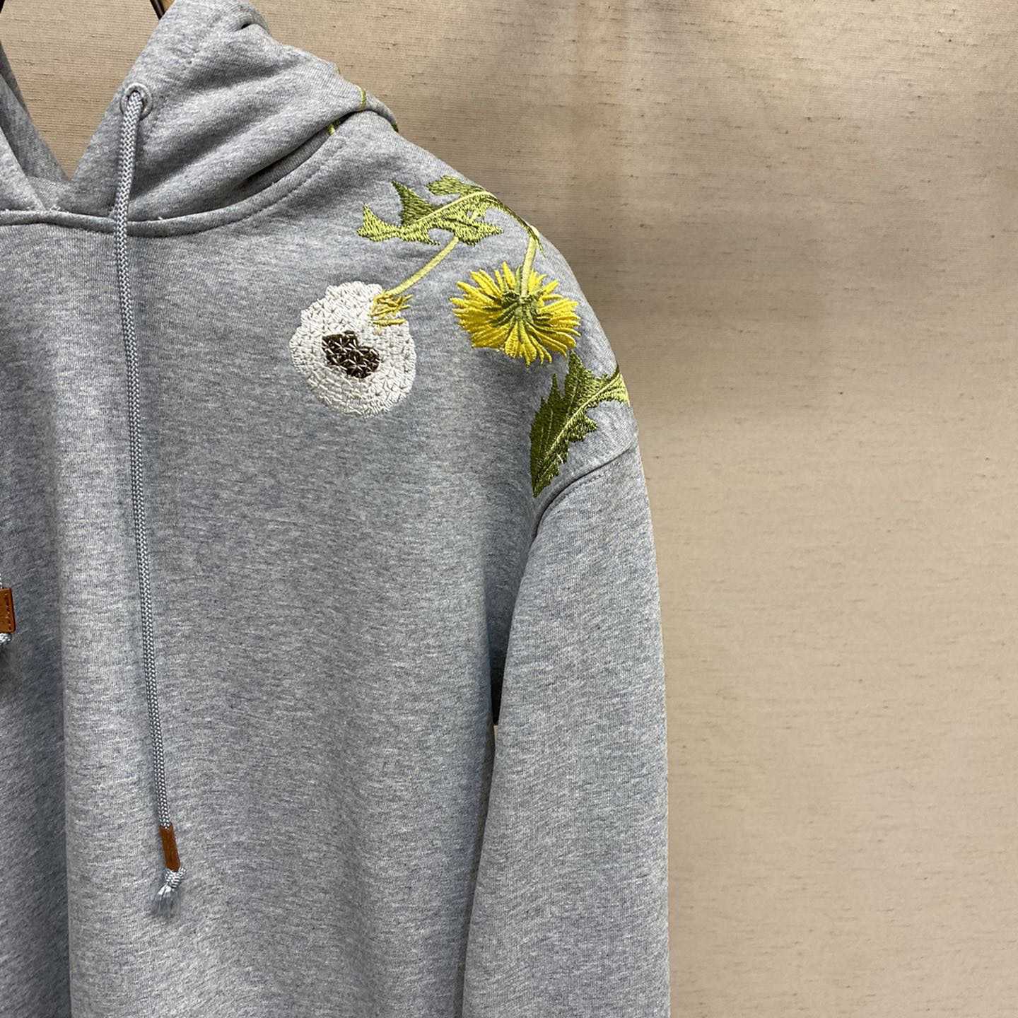 Loewe Anagram Flowers Hoodie In Cotton - FashionPlug