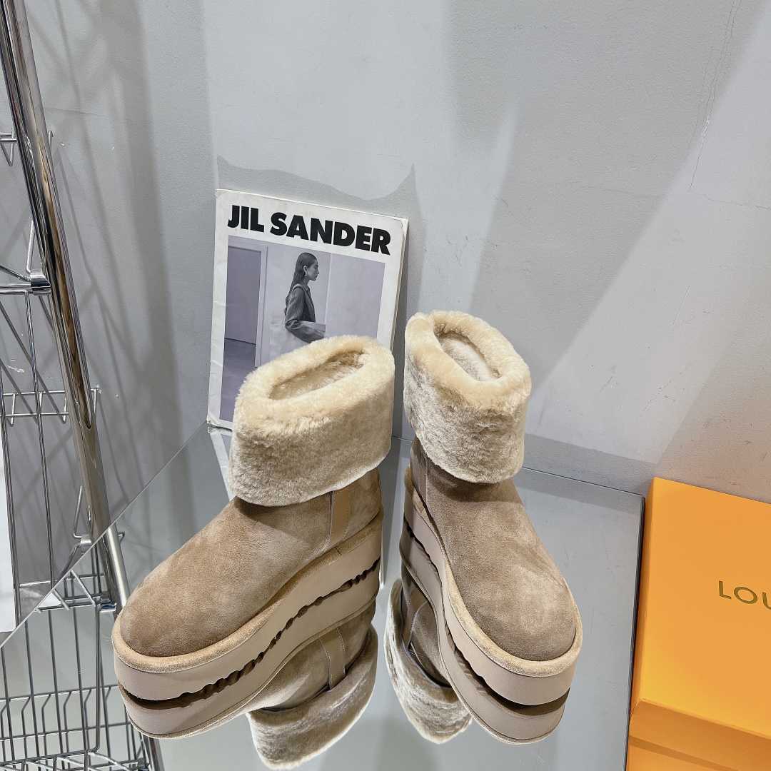 Louis Vuitton Aspen Platform Ankle Boot   - FashionPlug