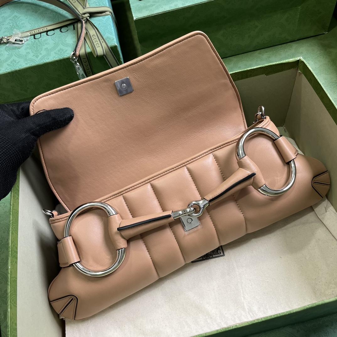 Gucci Horsebit Chain Medium Shoulder Bag (38x 15x 16cm) - FashionPlug