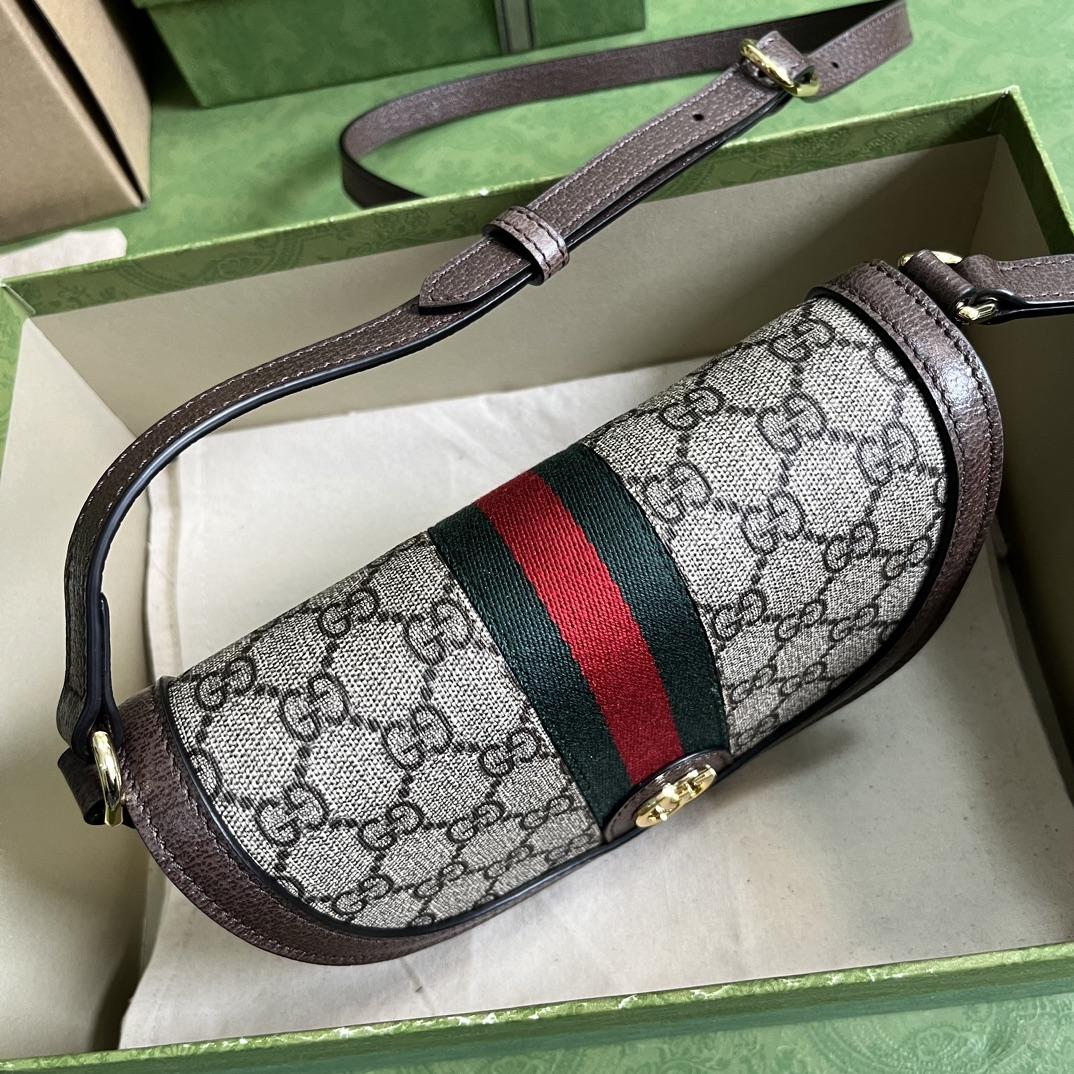 Gucci Ophidia Mini GG Shoulder Bag - FashionPlug