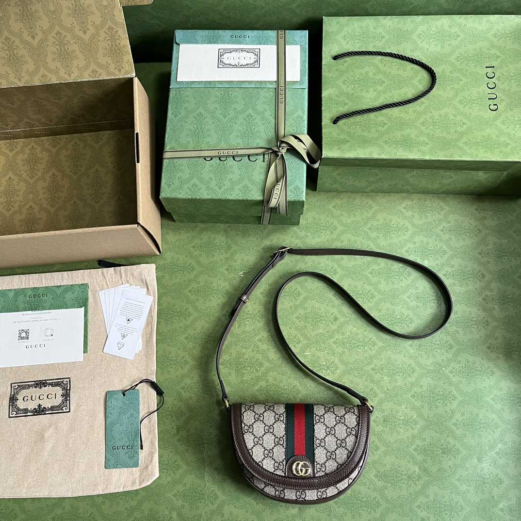 Gucci Ophidia Mini GG Shoulder Bag - FashionPlug