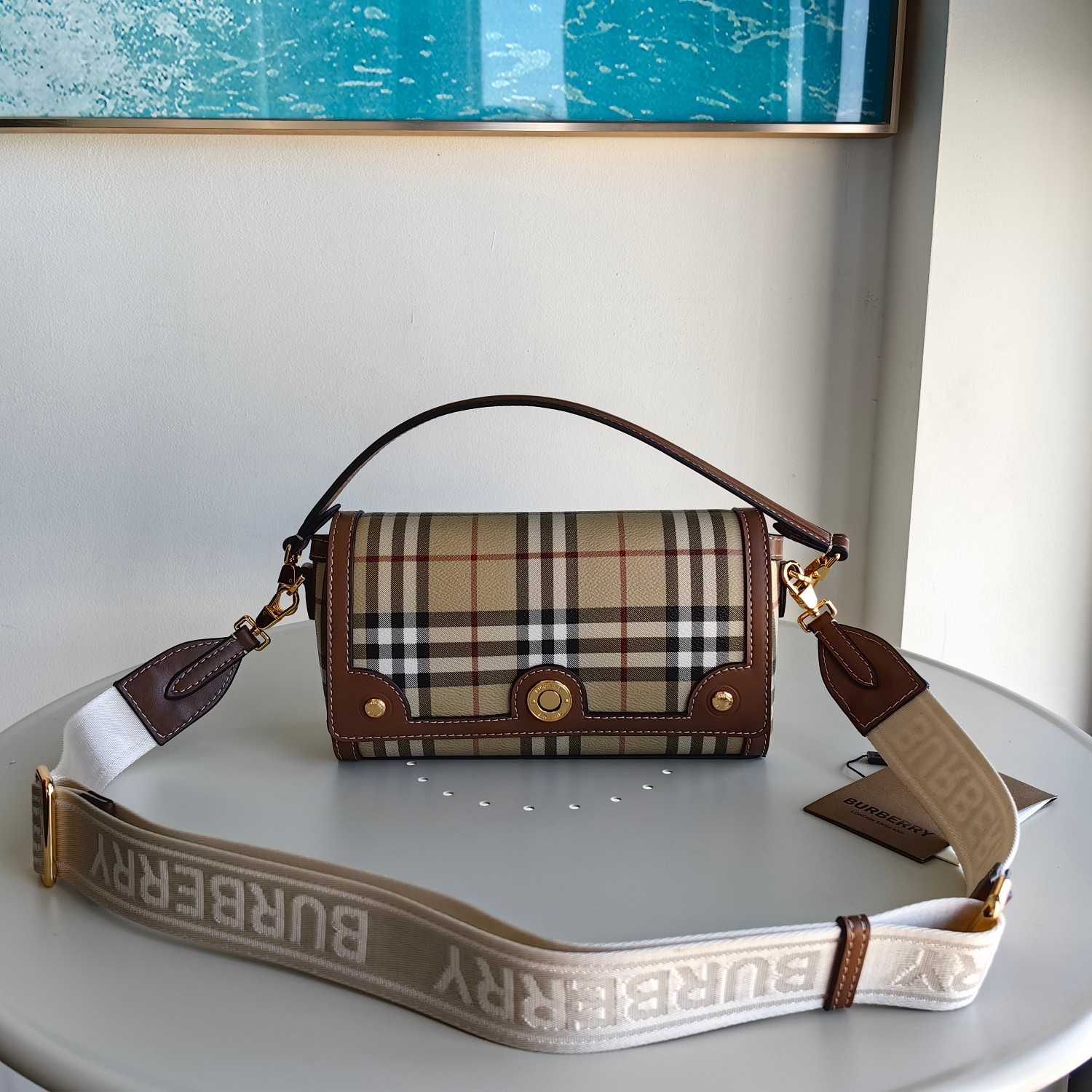 Burberry Top Handle Note Bag - FashionPlug