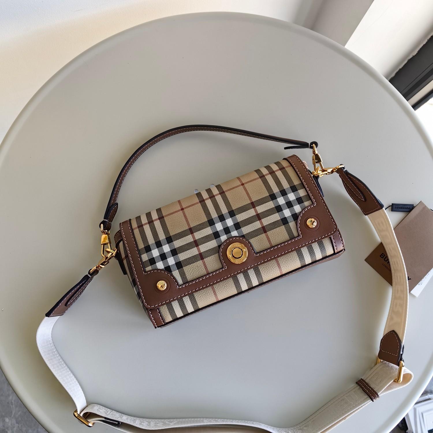 Burberry Top Handle Note Bag - FashionPlug