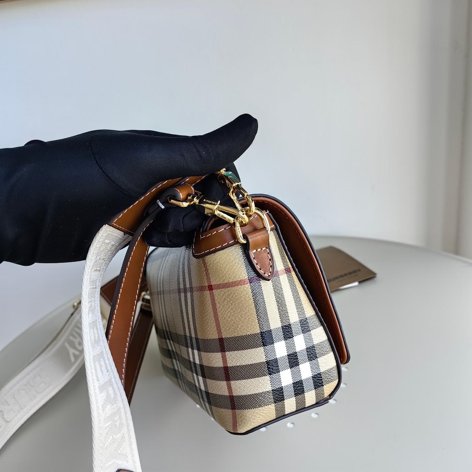 Burberry Top Handle Note Bag - FashionPlug