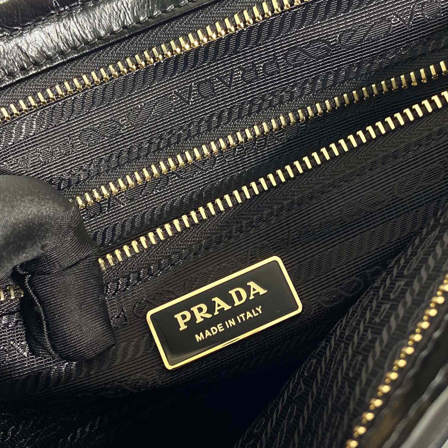 Prada Large Leather Handbag - FashionPlug