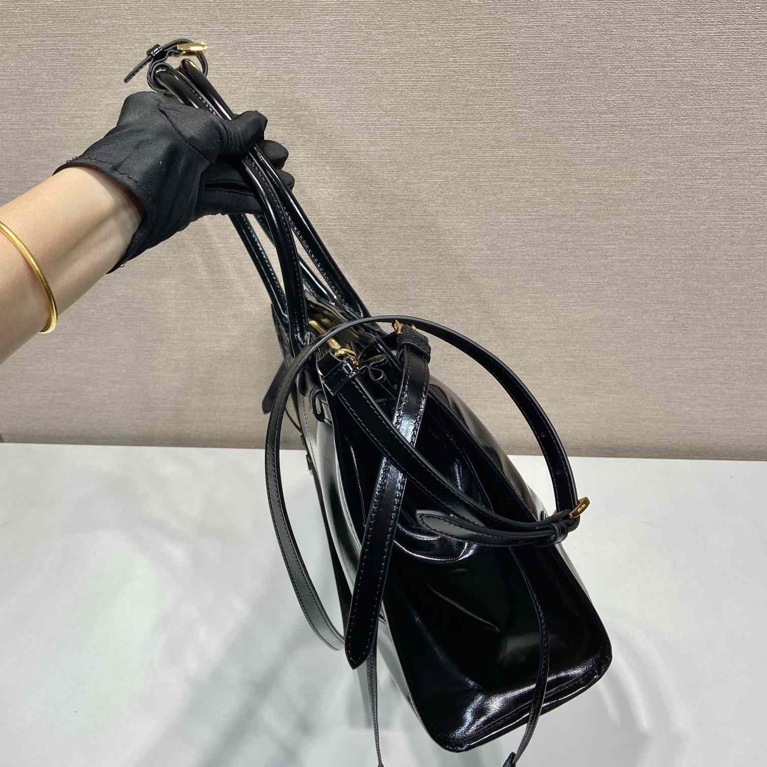 Prada Large Leather Handbag - FashionPlug