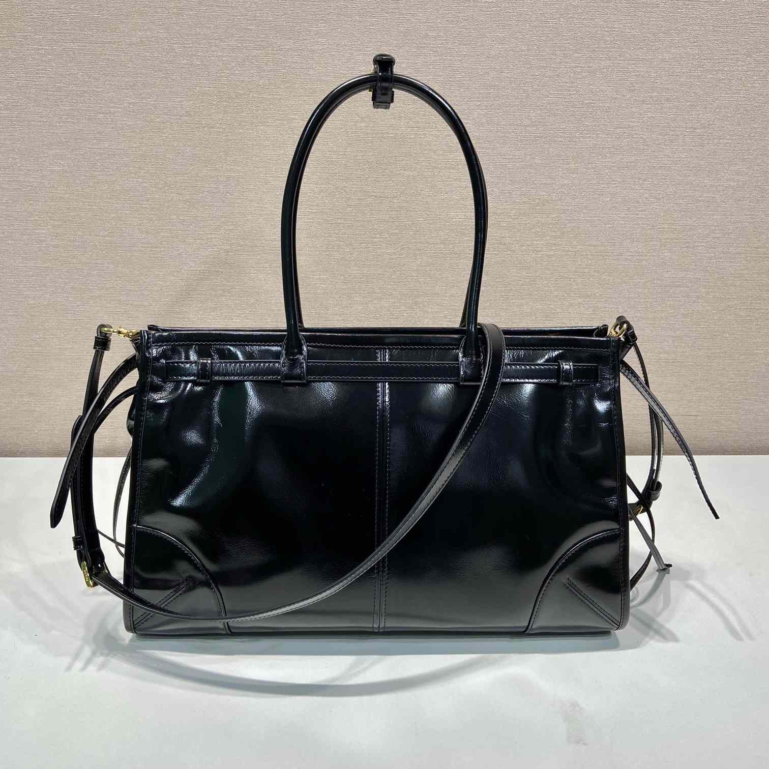 Prada Large Leather Handbag - FashionPlug
