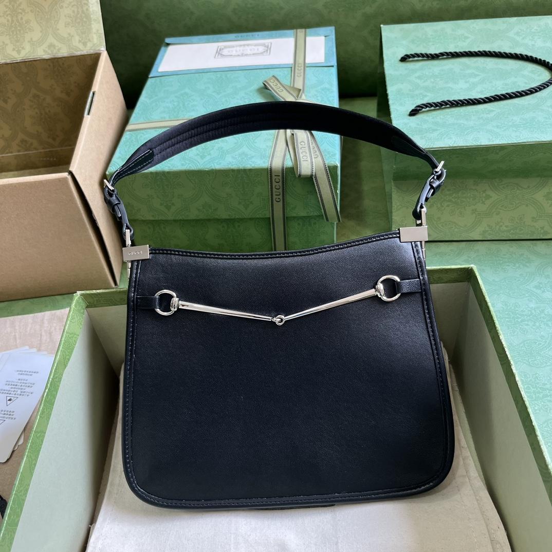 Gucci Horsebit Slim Small Shoulder Bag (23x 18.5x 3cm) - FashionPlug