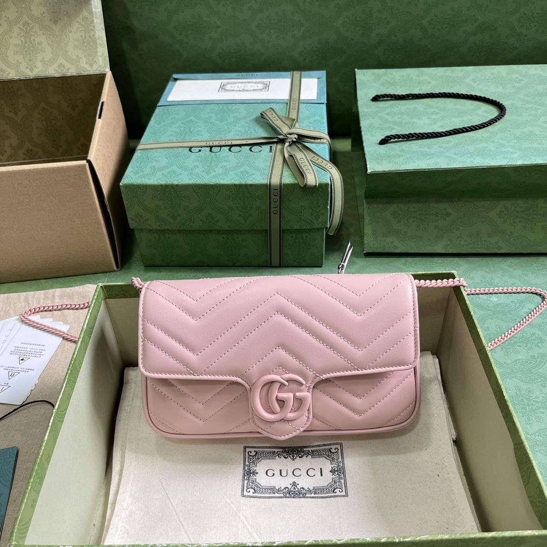 Gucci GG Marmont Mini Bag (21x 12x 5cm) - FashionPlug