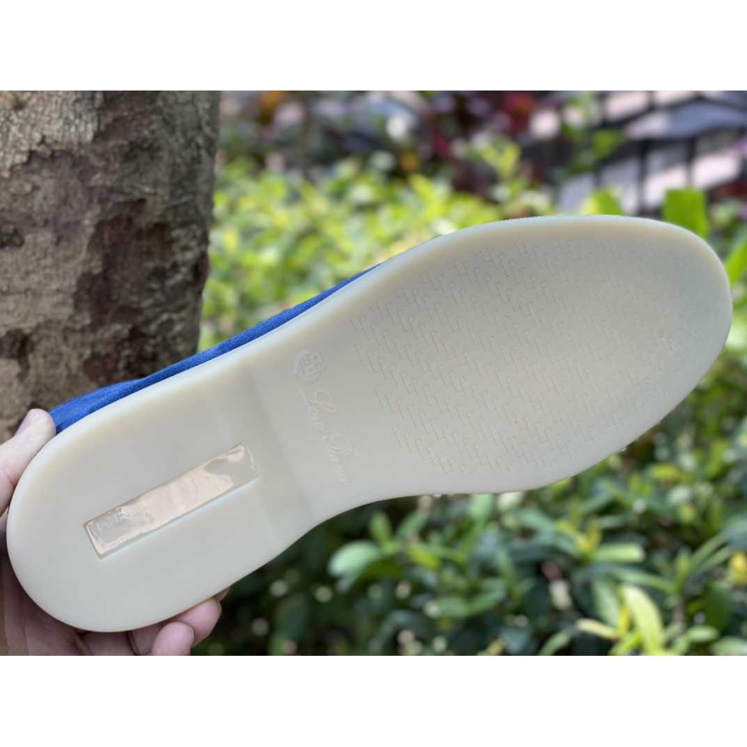 Loro Piana White Sole Summer Walk Loafers - FashionPlug