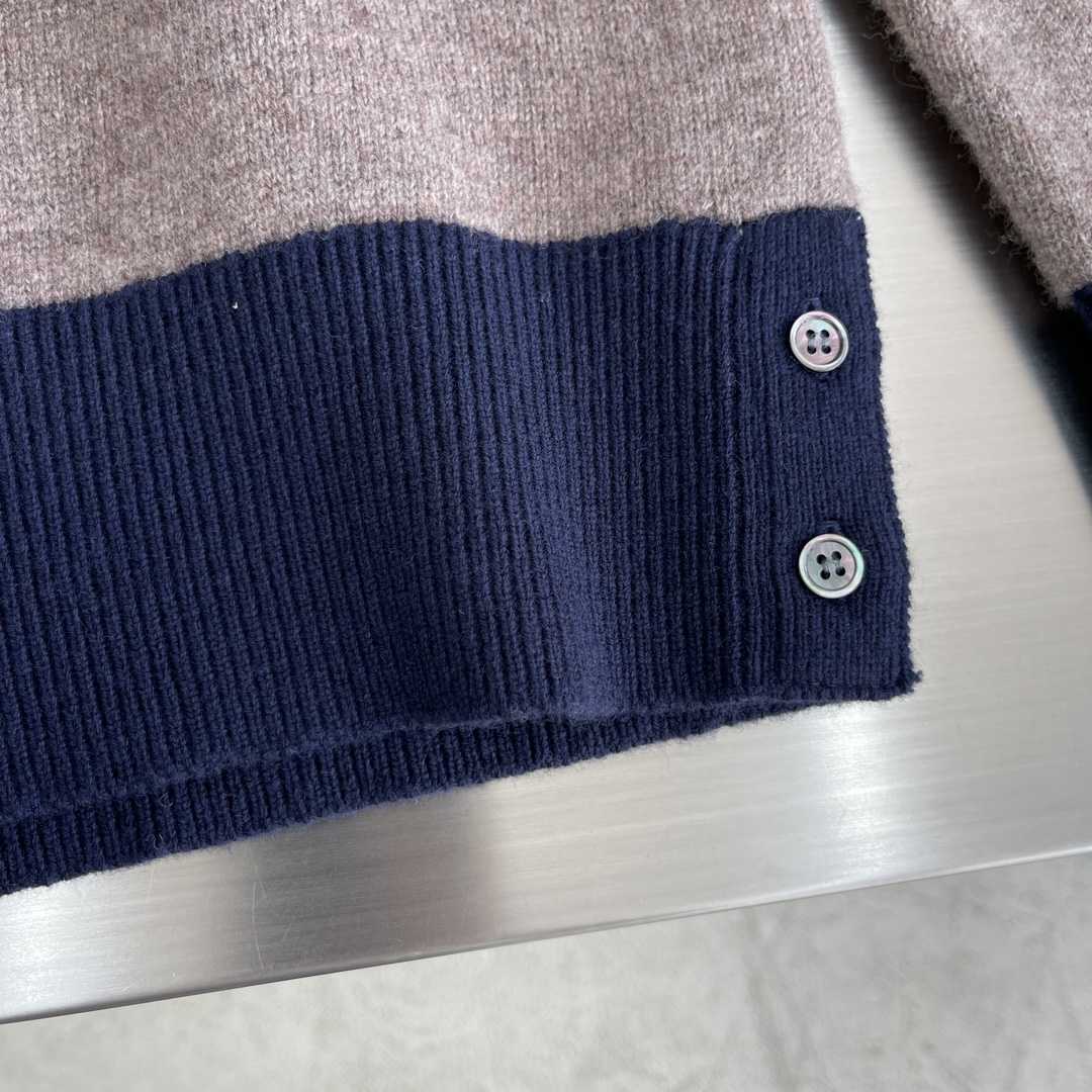 Thom Browne Shetland Wool Raglan 4-bar Crew Neck Pullover - FashionPlug