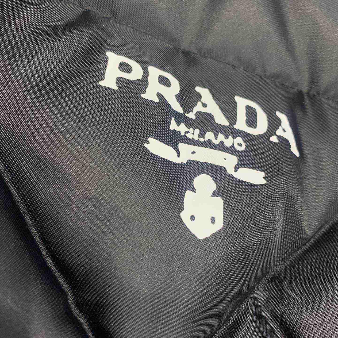 Prada Cropped Re-Nylon Down Jacket - FashionPlug