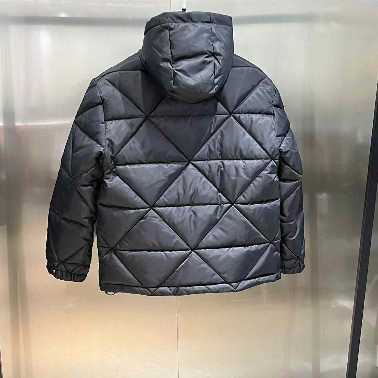 Prada Cropped Re-Nylon Down Jacket - FashionPlug