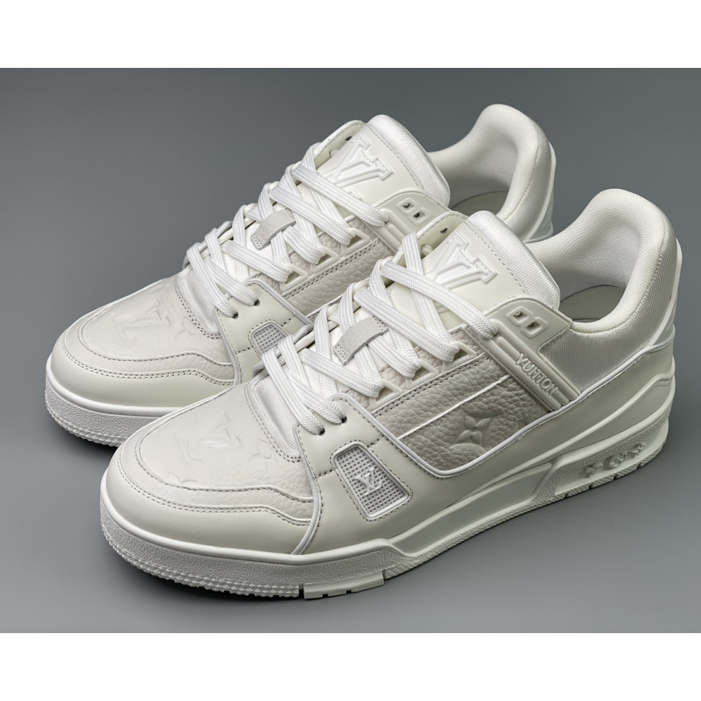 Louis Vuitton Trainer Sneaker (Upon UK Size) - FashionPlug