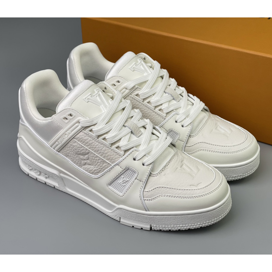 Louis Vuitton Trainer Sneaker (Upon UK Size) - FashionPlug