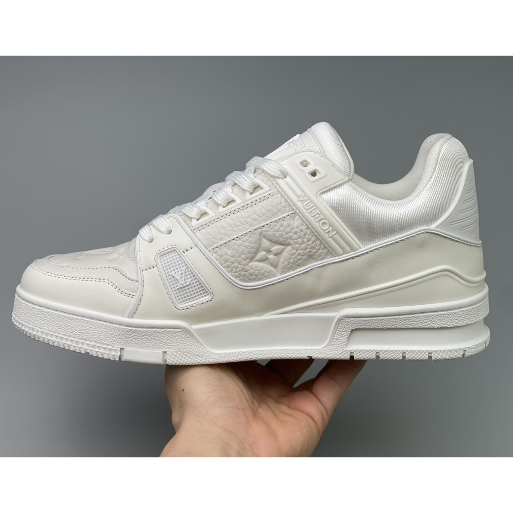 Louis Vuitton Trainer Sneaker (Upon UK Size) - FashionPlug