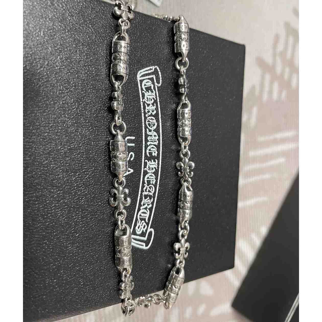 Chrome Heart Necklace   - FashionPlug