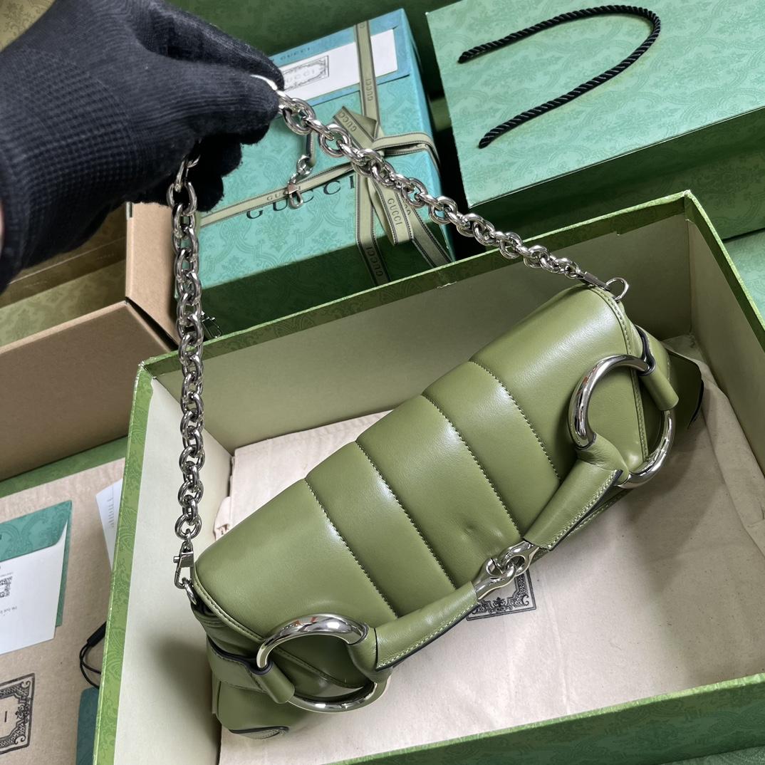 Gucci Horsebit Chain Medium Shoulder Bag (38x 15x 16cm) - FashionPlug