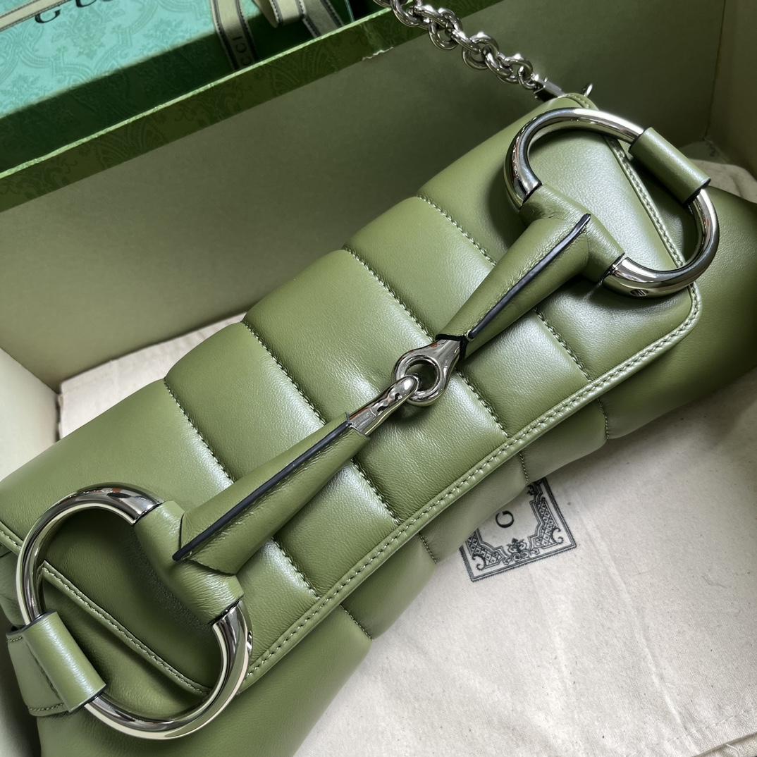 Gucci Horsebit Chain Medium Shoulder Bag (38x 15x 16cm) - FashionPlug