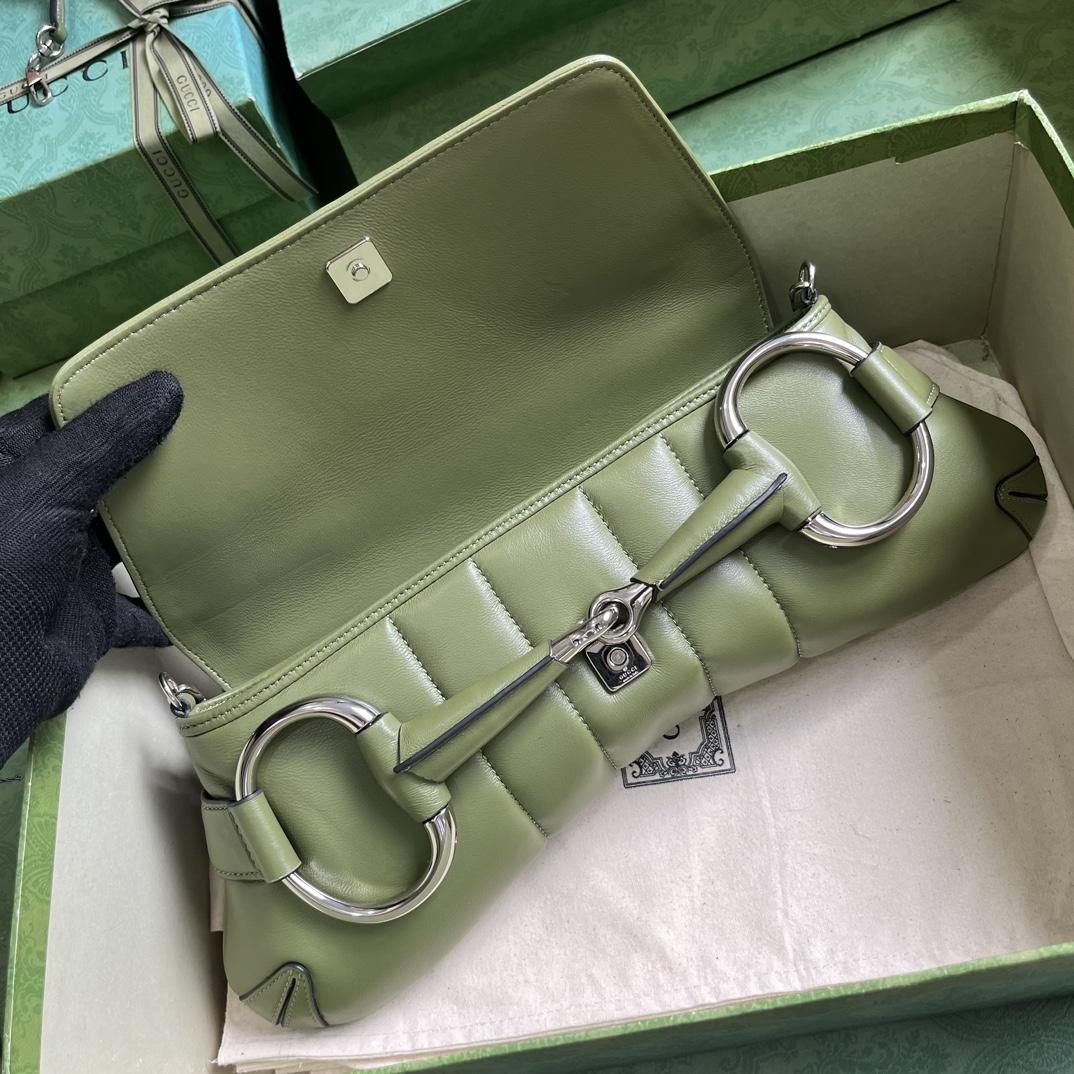 Gucci Horsebit Chain Medium Shoulder Bag (38x 15x 16cm) - FashionPlug