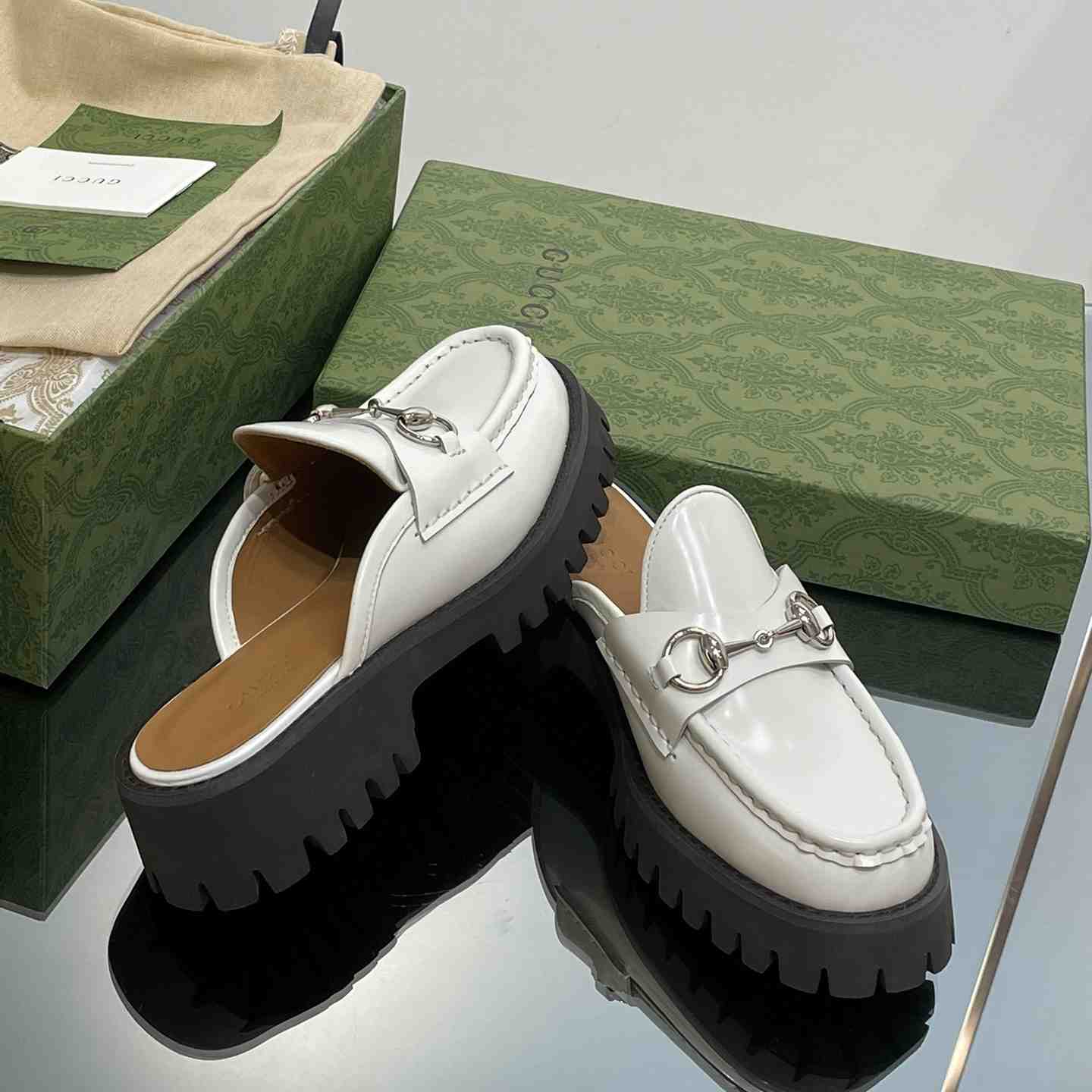 Gucci Women's Mule With Horsebit - FashionPlug