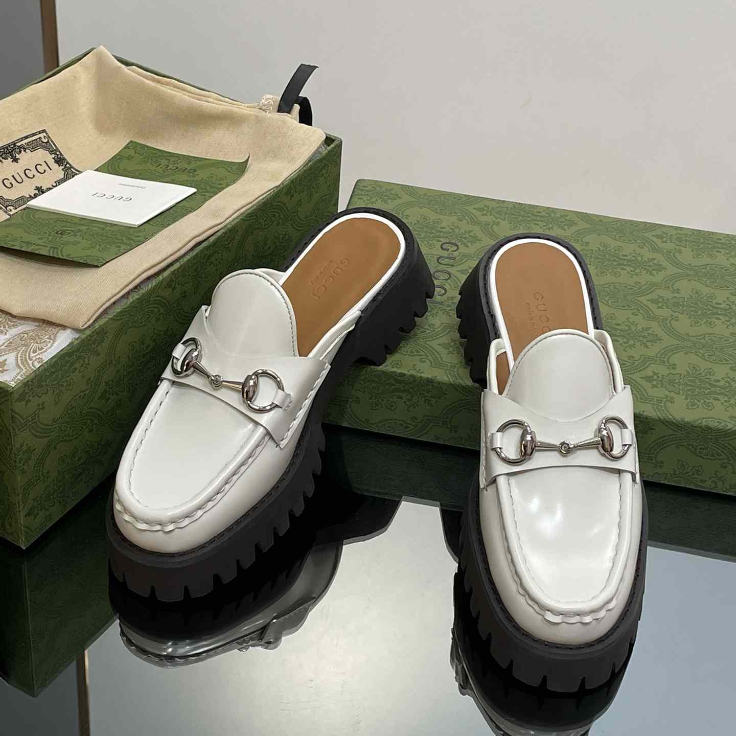 Gucci Women's Mule With Horsebit - FashionPlug