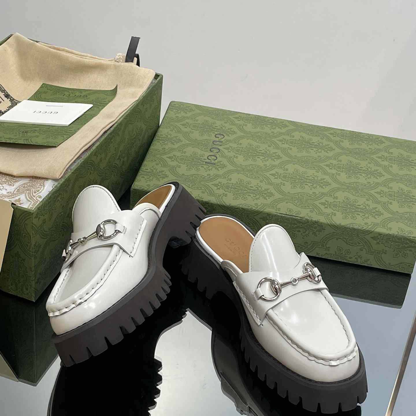 Gucci Women's Mule With Horsebit - FashionPlug