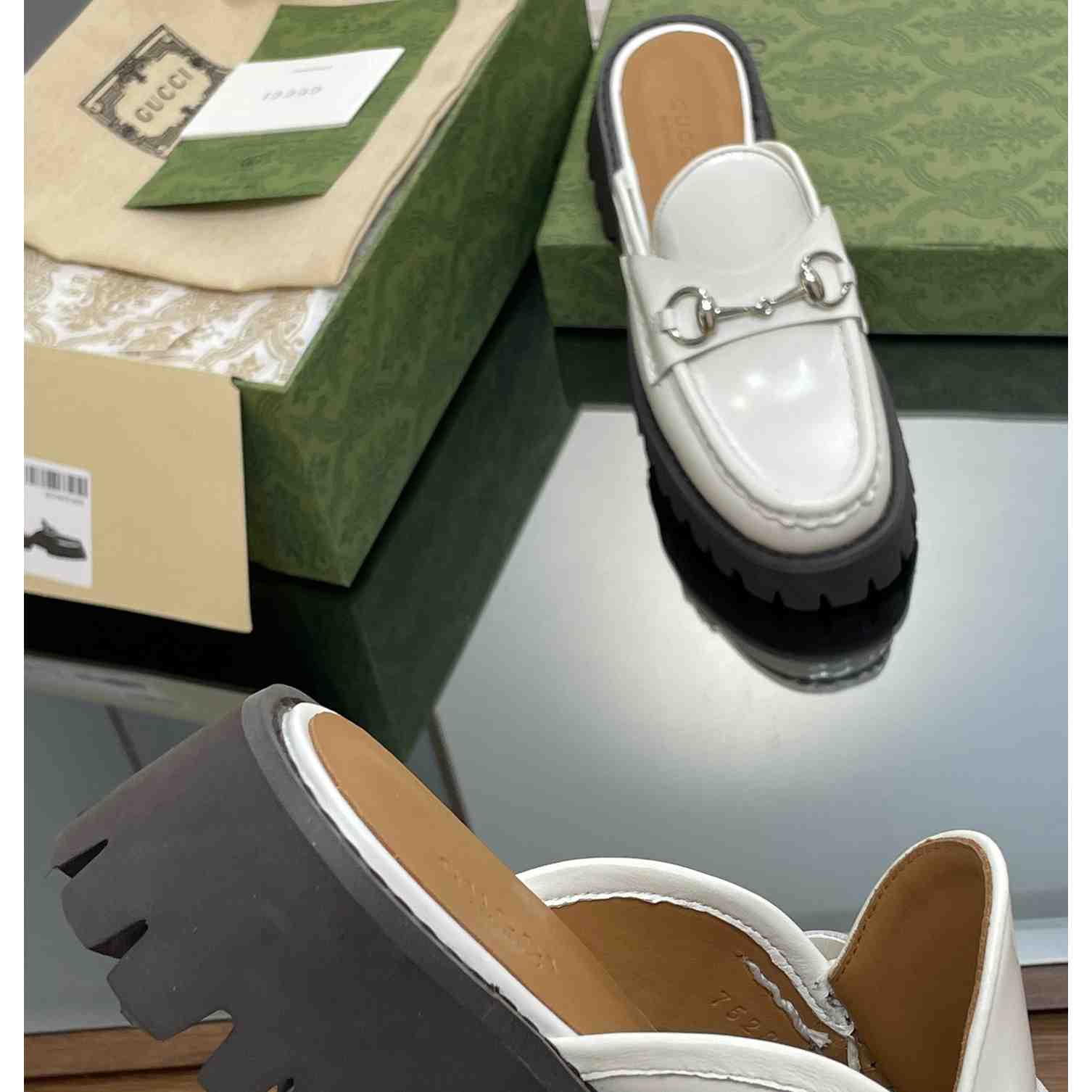 Gucci Women's Mule With Horsebit - FashionPlug