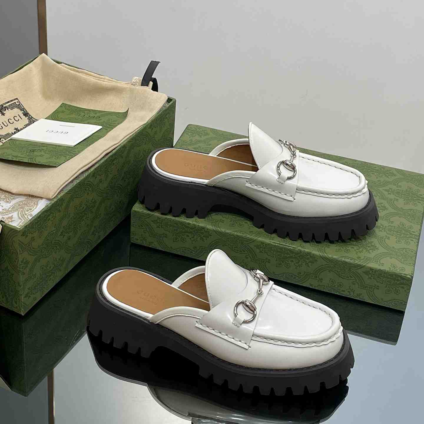 Gucci Women's Mule With Horsebit - FashionPlug