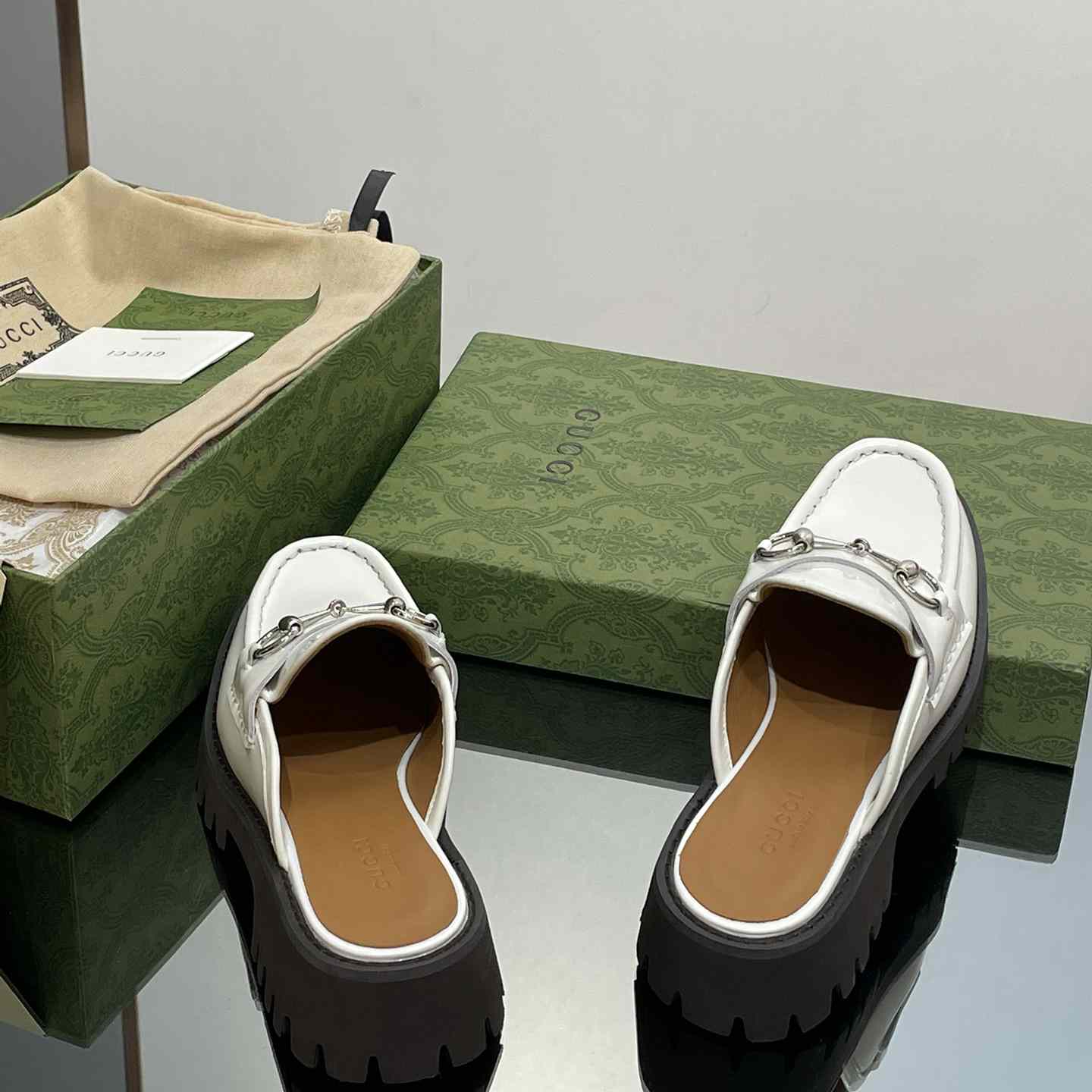 Gucci Women's Mule With Horsebit - FashionPlug