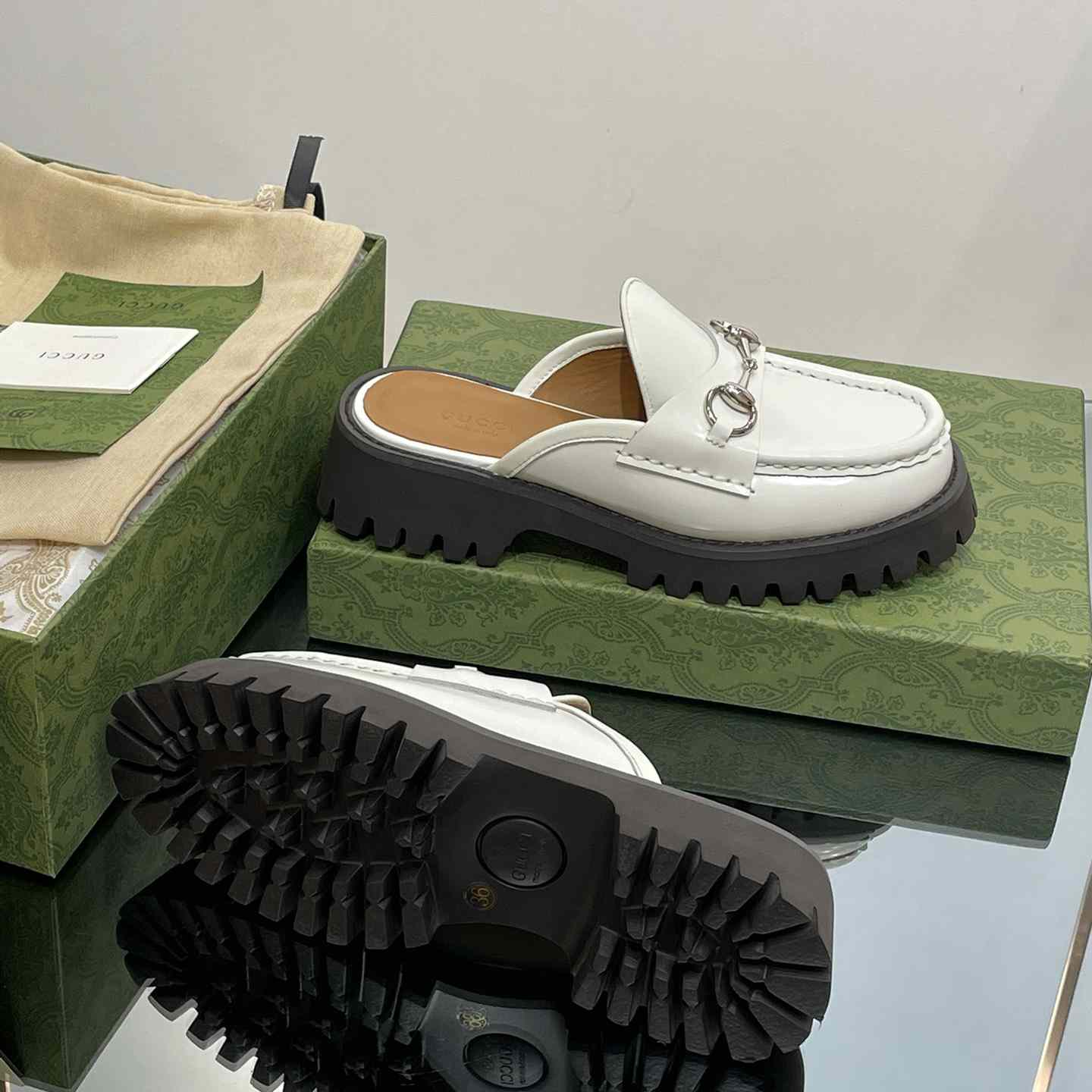 Gucci Women's Mule With Horsebit - FashionPlug