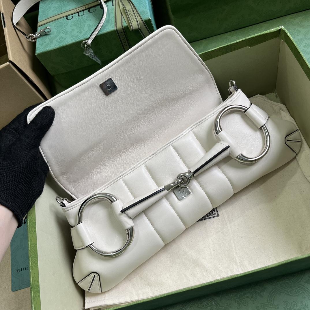 Gucci Horsebit Chain Medium Shoulder Bag (38x 15x 16cm) - FashionPlug
