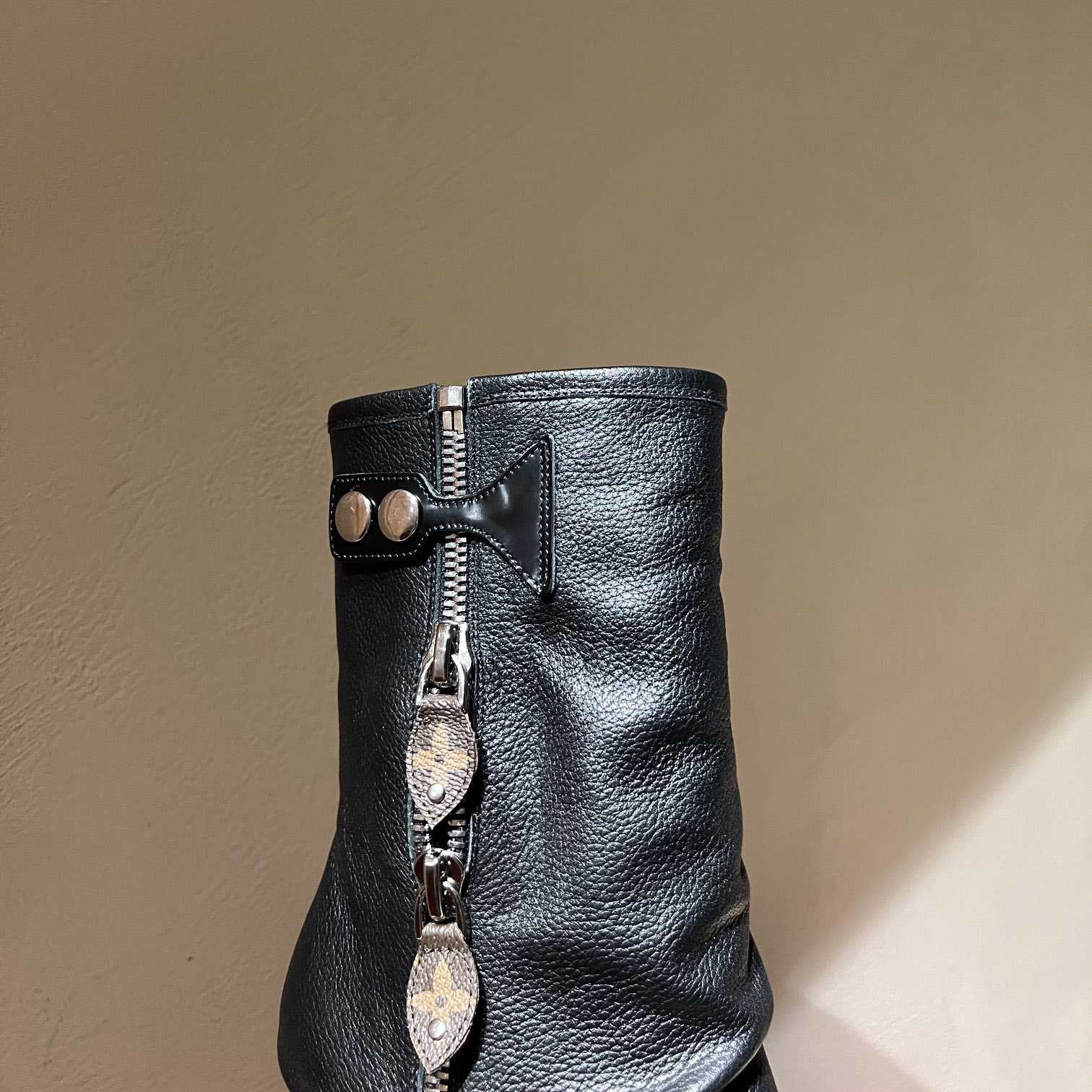 Louis Vuitton Patti Wedge Half Boot - FashionPlug