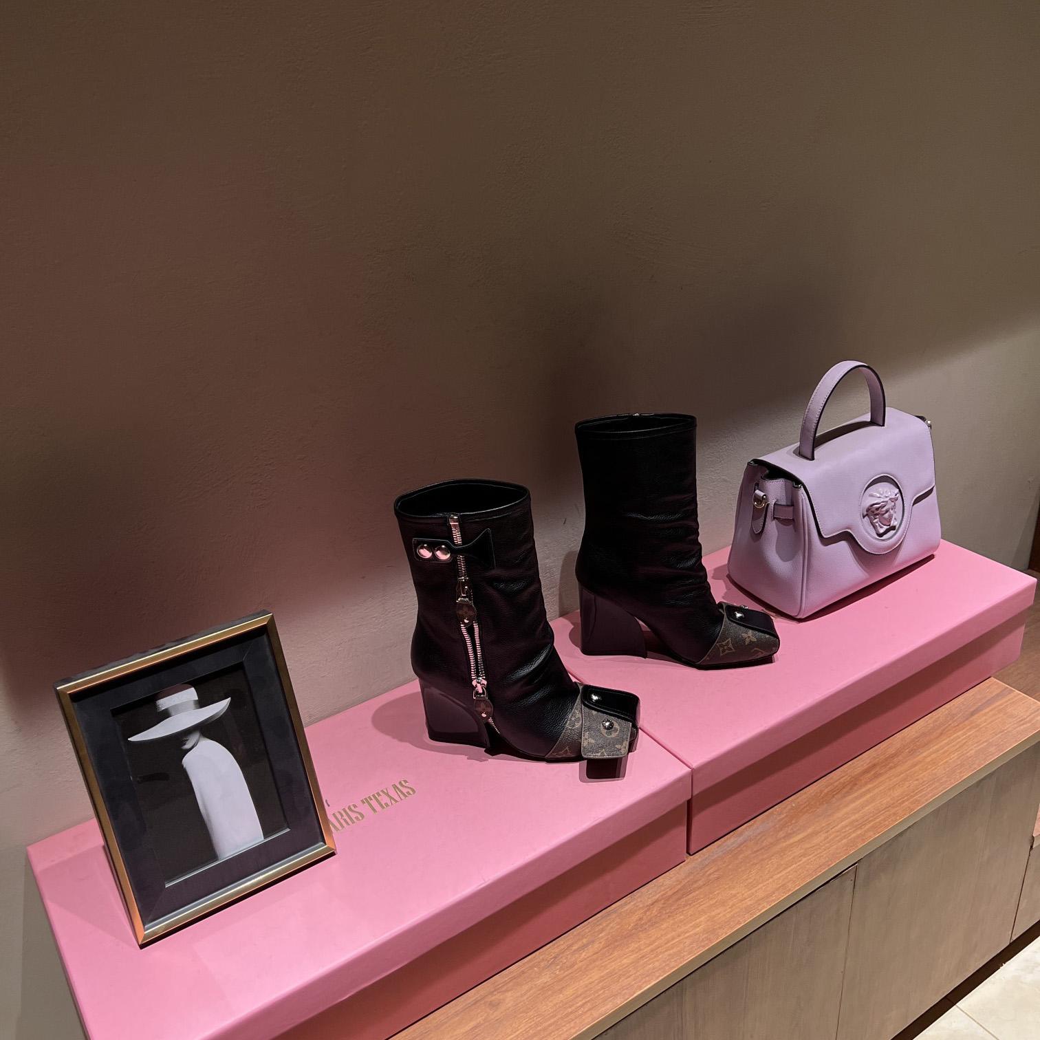Louis Vuitton Patti Wedge Half Boot - FashionPlug